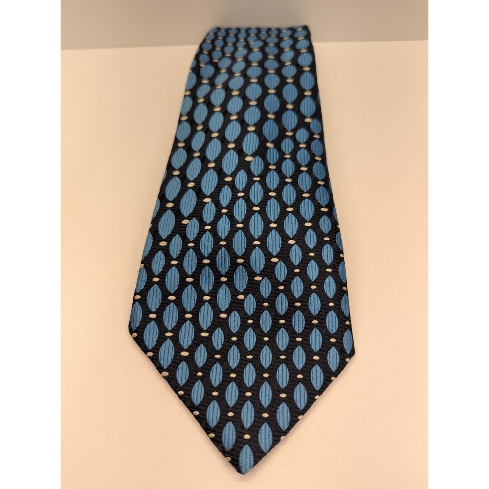 Liebert Blue Pointed Classic Necktie Tie
